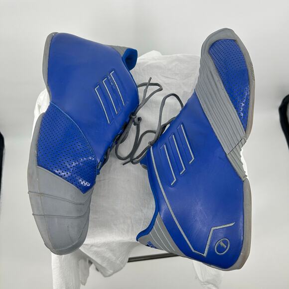 VTG 2012 Mens Royal Blue Grey Adidas NBA T-Mac 1 Retro Basketball Shoes Sz 14 main image 5